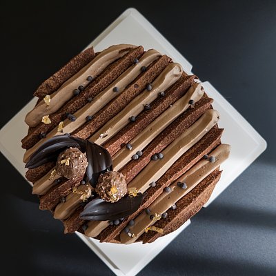 🟤Chocolate Crunch Chiffon Cake