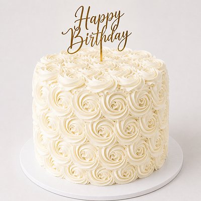 ✨ Rosette Luxe Cake