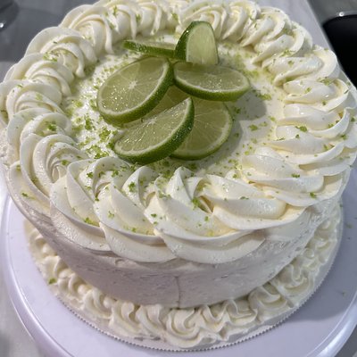 2-Layer Key Lime Cake
