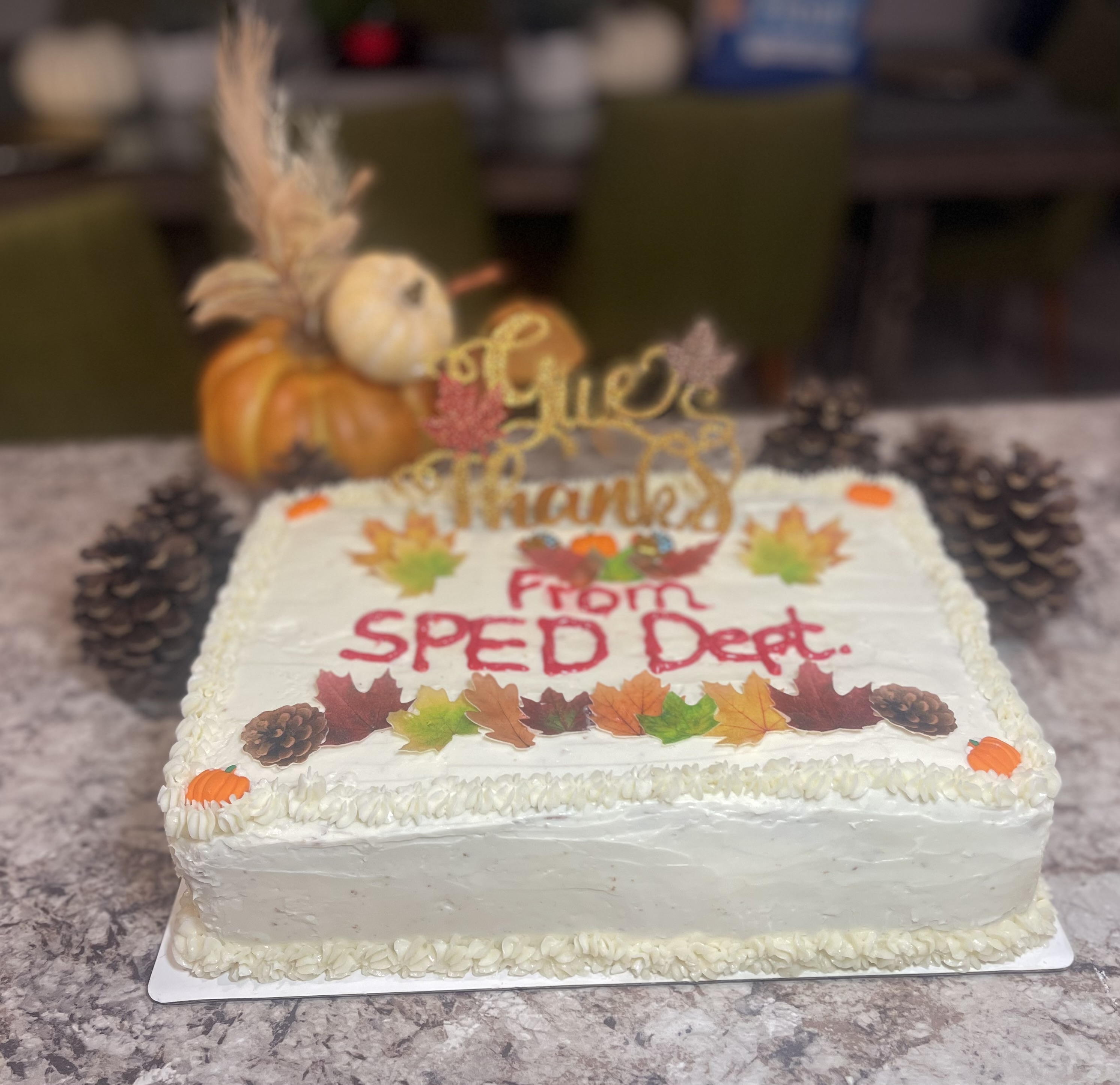 Thankful White Cake