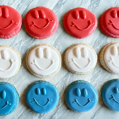 Americana Smiley Faces