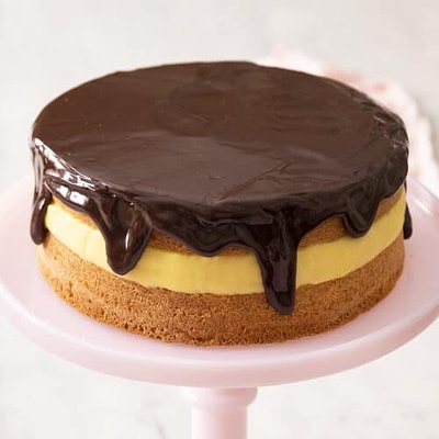 Boston Cream Pie  (Serves 10) 