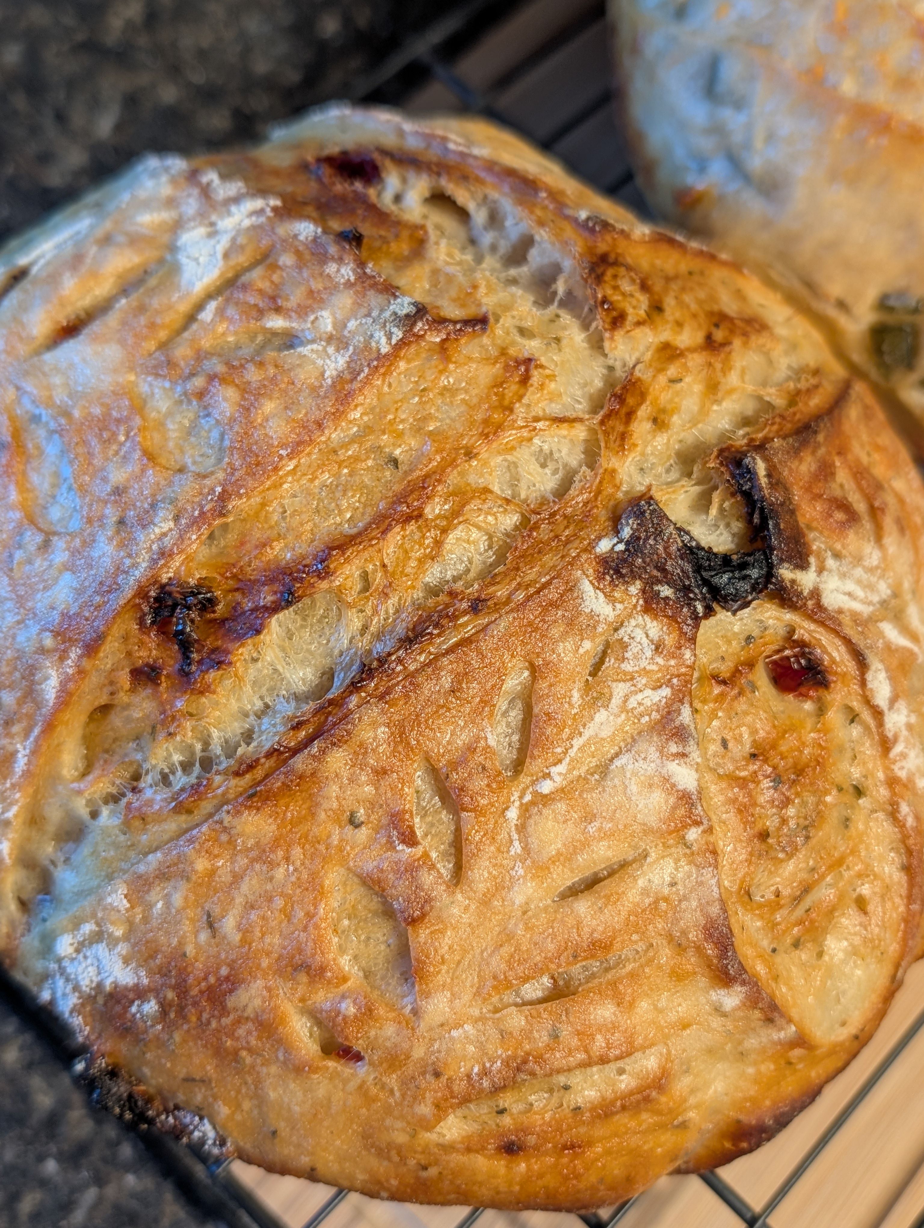 Tomato Basil Sourdough
