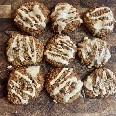 Maple Pecan Oat Cookies 
