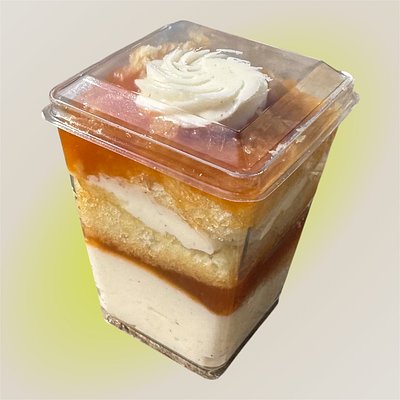 Vanilla Caramel Cake Cup