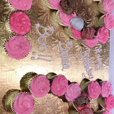 Cupcakes Number Themed (per Doz Cupcakes Est)