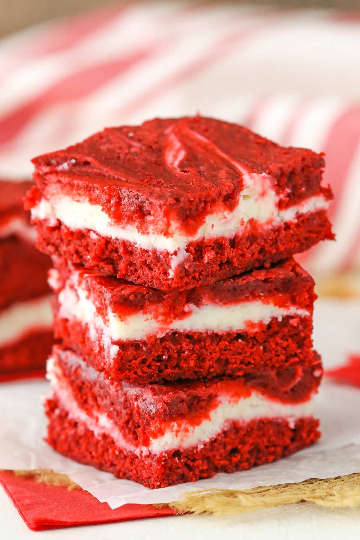 Red Velvet Cheesecake Bars