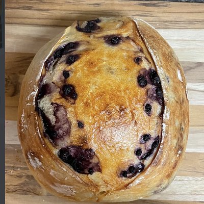 Lemon Blueberry Sourdough Loaf
