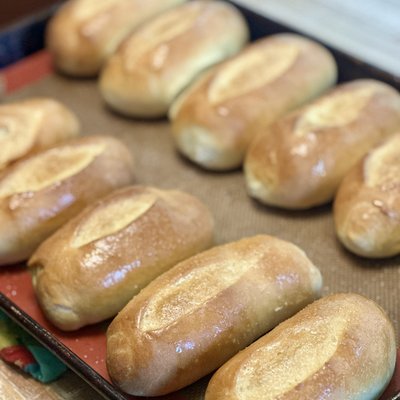 Hoagie Rolls With Sourdough Discard (6-pack)