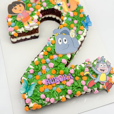 Number And Letter Cake