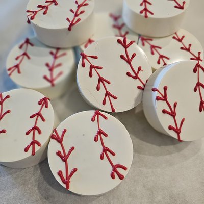 Baseball Cake Pucks