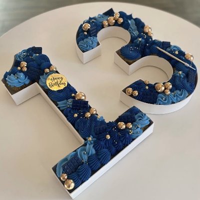 Cupcake Letter/Number Box 