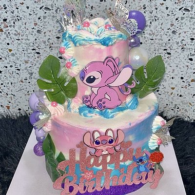 2 Tier (option #2) 4 Inch Top 8 Inch Bottom