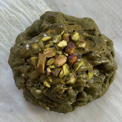 Matcha Pistachio cookie