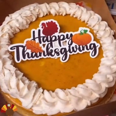 9Inch. Pumpkin Cheesecake  12-16 Servings
