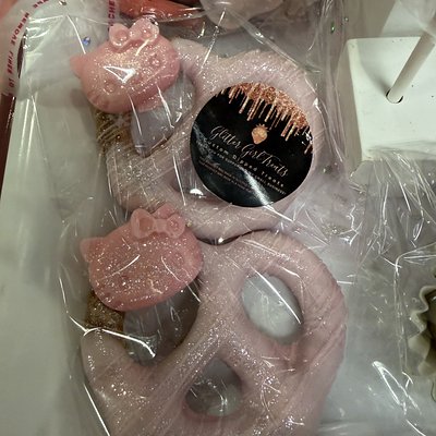 Classic chocolate covered pretzels twists