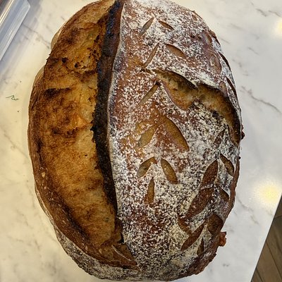 Garlic Italian Herb and Parmesan Sourdough Bread