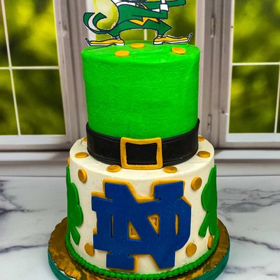 Tiered 6 Inch, 4inch Cake, 2 Layer Serves 15