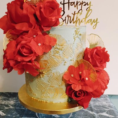 8" Elegant Joelle Cake