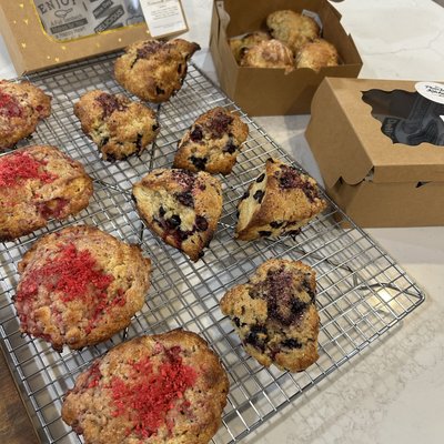 Scone Assortment Box (4 Scones Per Order)