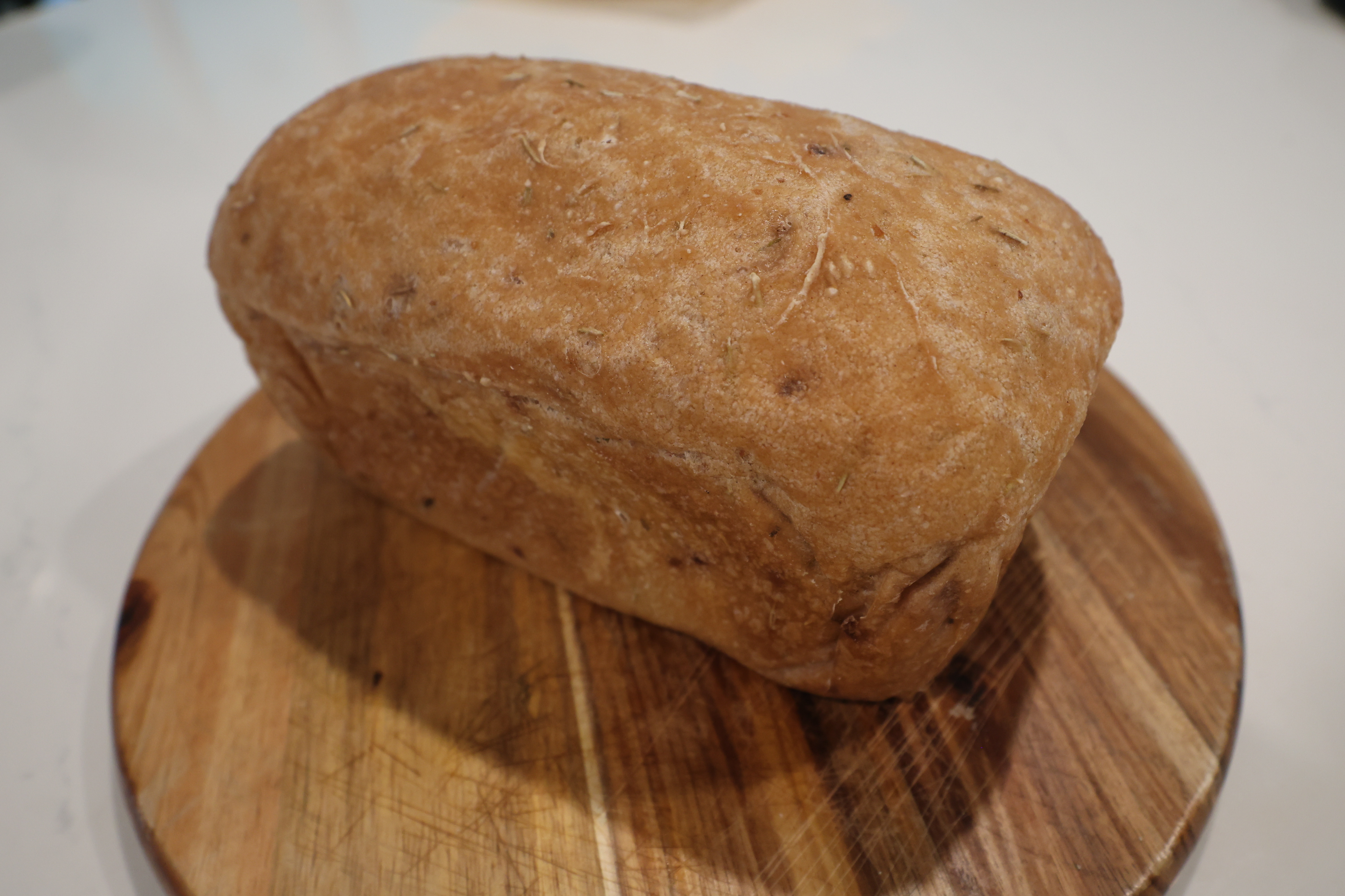 Gluten Free Garlic Rosemary Sourdough Loaf