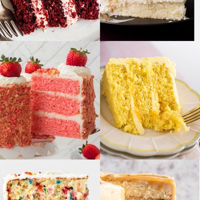 Red Velvet, Lemon, Funfetti, Strawberry Crunch, Caramel, Etc