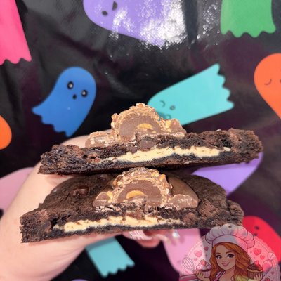 Ferrero Rocher Brownie Cookies (6)