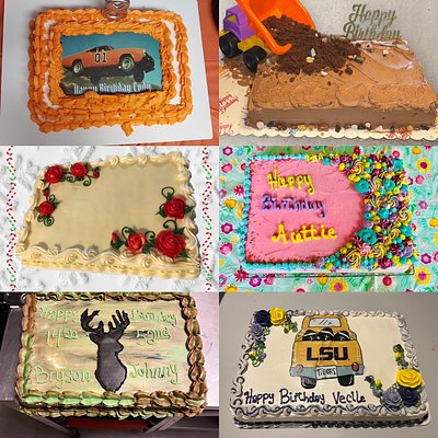 Radical rectangle cakes