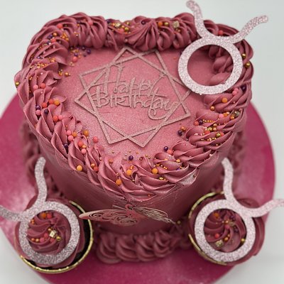 10in 2 Layer Heart Kake