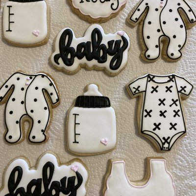 Black And White Baby Theme