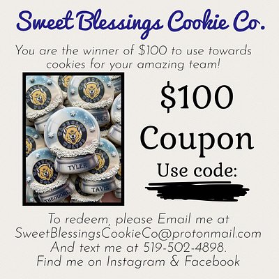 SPORT TEAM GIFT COUPON