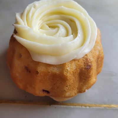 White Chocolate Raspberry Mini Bundt