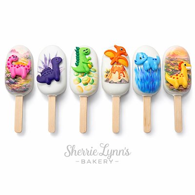Dino Land Cake Sickles! 