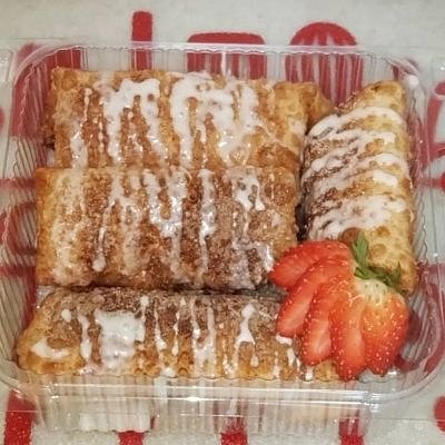 Dessert Eggrolls (4 Cheesecake, Peach, Or Cherry Eggrolls)