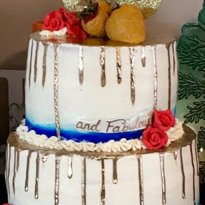 2 Tier Cake Using 12x12 10x10 Pans (6 Layer)