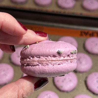 Lemon Lavender macarons (dozen) 