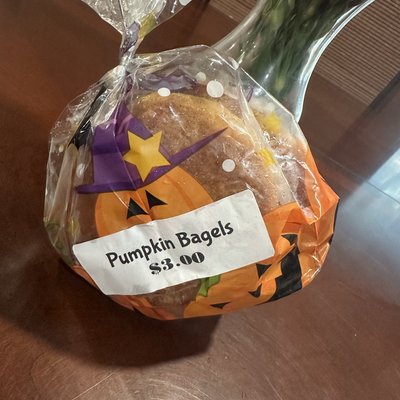 Pumpkin Bagel