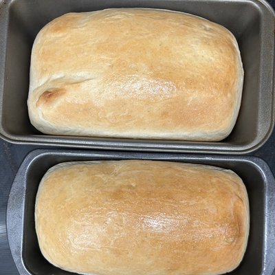 Traditional White Sandwich Bread Loaf 