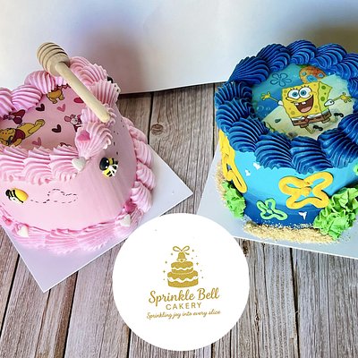 4-Inch Custom Cake (Round or Heart)