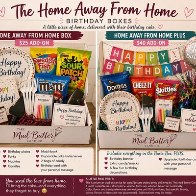BASIC Home Away From Home Birthday Box Add-On 