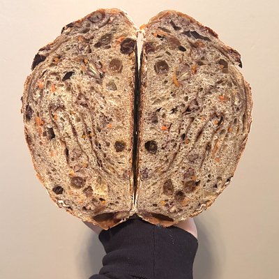 Carrot Cake Sourdough Loaf