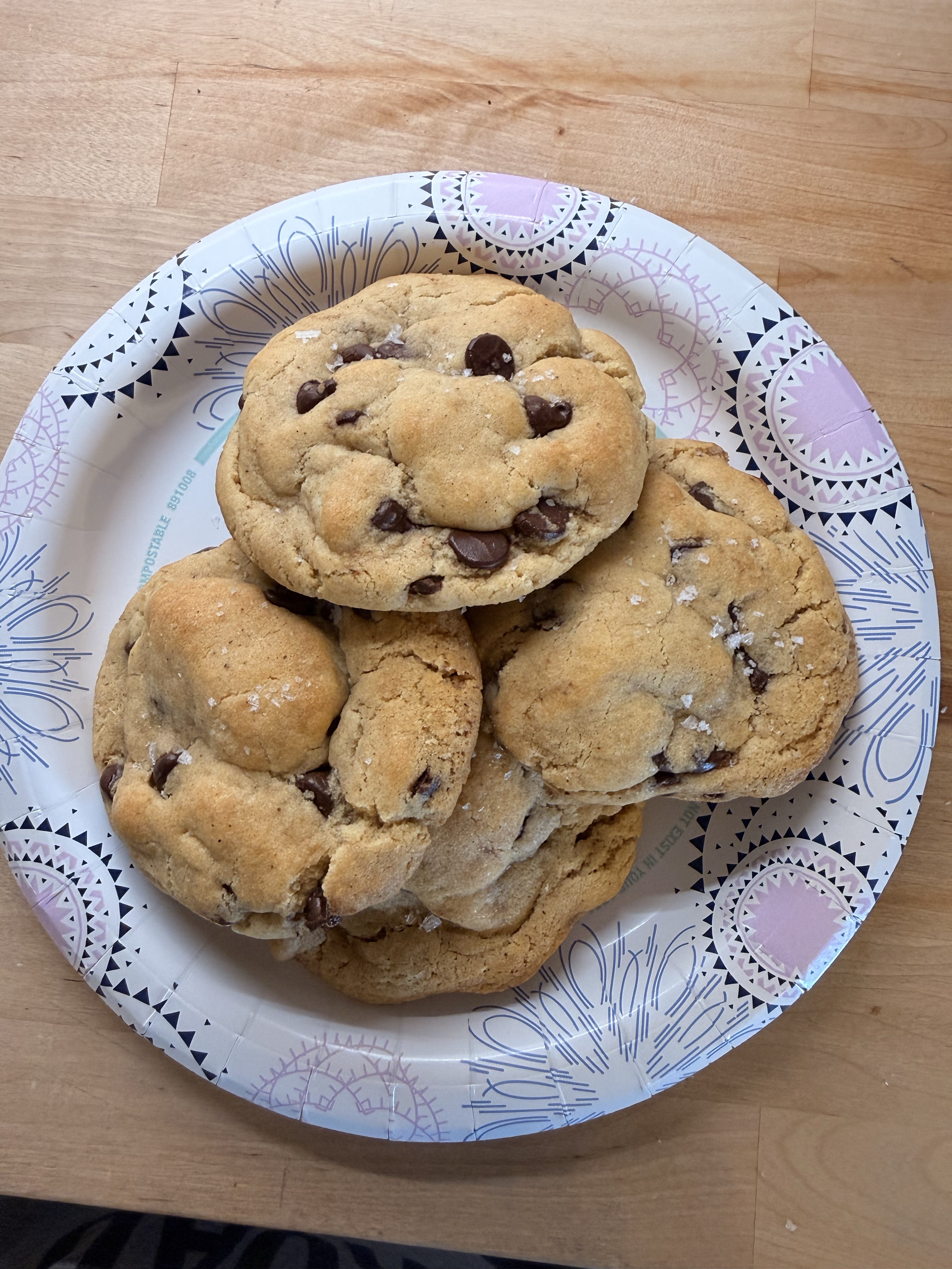 Brown Butter Chocolate Chip Cookies (pack of four)