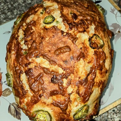 Jalapeño Cheddar Artisan Bread