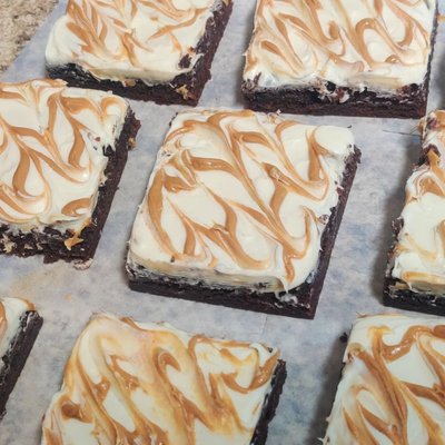 Peanut Butter Fudge Brownies 