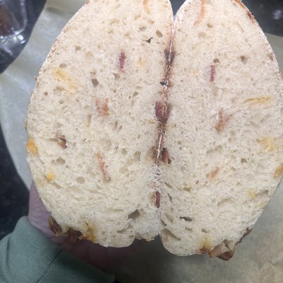 Bacon Cheddar Jalapeño Sourdough Loaf