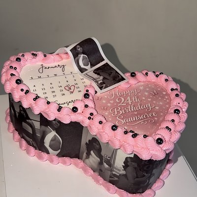 Double Heart Cake