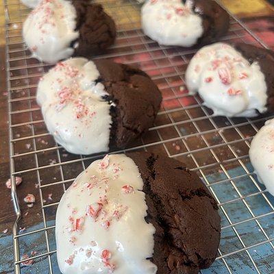 Peppermint Mocha Cookies