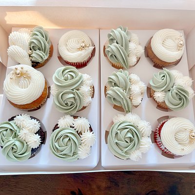 Wedding trial Cupcakes 