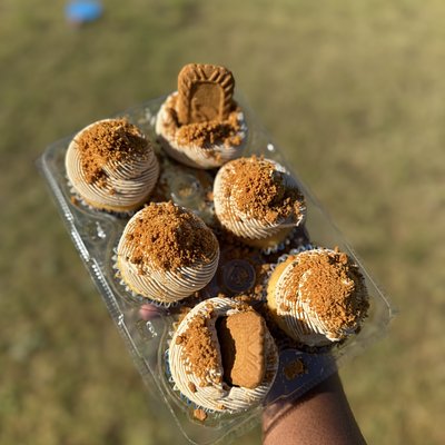 Biscoff Cookie Cupcakes