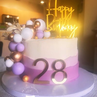 6” Inch Two Layers Custom Cake  (12+Servings)